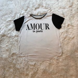 “Amour in Paris” t-shirt